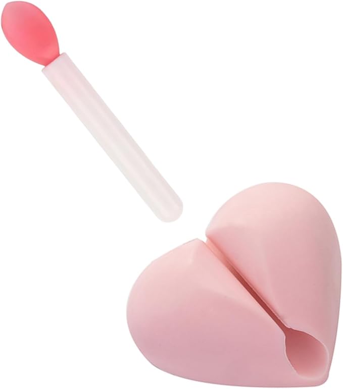 Lip Brush Holder,Lip Balm Brush Organizer Compatible with LANEIGE Lip Sleeping Mask,Silicone Sleeve Protector Cover for Lip Brushes(Pink & Blue & Green)
