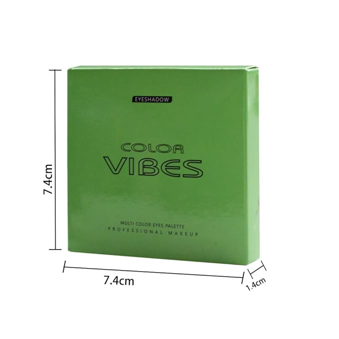 Go Ho 9 Colors Green Eyeshadow Palette,Light to Dark Green Eye Shadow Palette,Matte&Shimmer Eye Makeup Palette,Waterproof Grey&Green Powder Eyeshadow Makeup