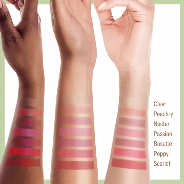 Pixi Beauty +Hydra LipTreat Naturals Trio | Tinted Hydrating Lip Balms in 3 Shades | Clear, Peach-y, and Nectar | 0.16 oz / 4.8 g