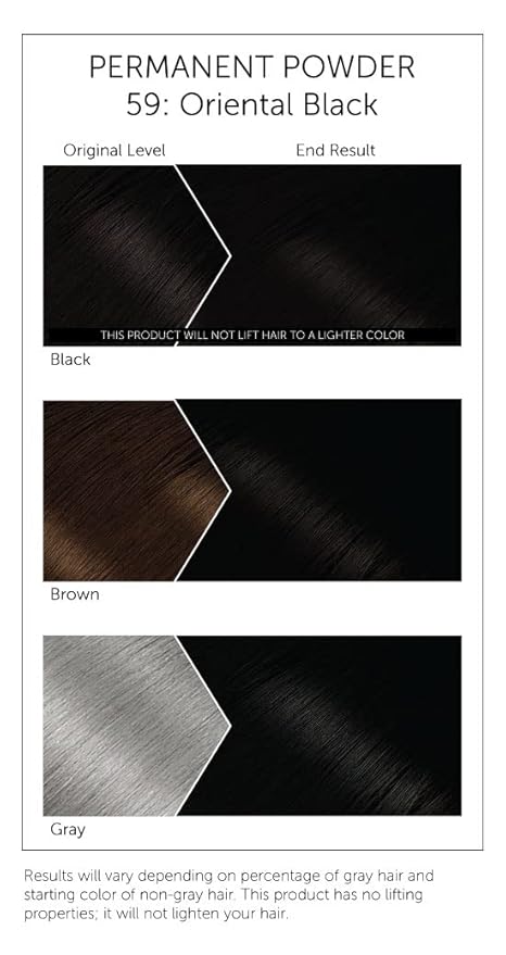 #59 Oriental Black Bigen Permanent Powder - 3 Pack