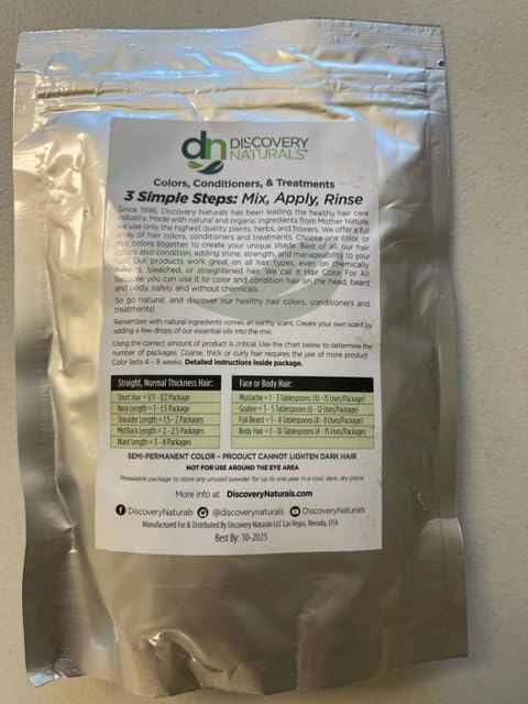 Brown Henna Hair Color For All Kit | 100% All Natural Indigo Powder Hair Dye & Beard Dye (Auburn Reddish Brown) Organic, Herbal & Vegan Chemical & Cruelty Free Permanent Gray Coverage & Tinting