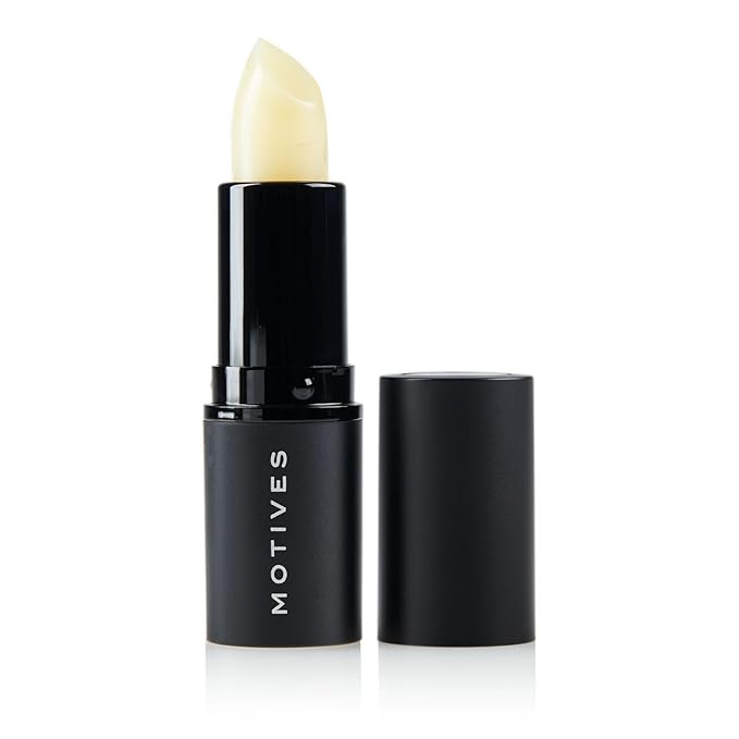 Motives® Vitamin E Lip Treatment - Hydrating Lip Moisturizer and Conditioner for Chapped Lips, Enriched with Vitamin E for Lips, Creates Smooth Canvas for Lipstick & Gloss (Single Tube 0.16 oz.)