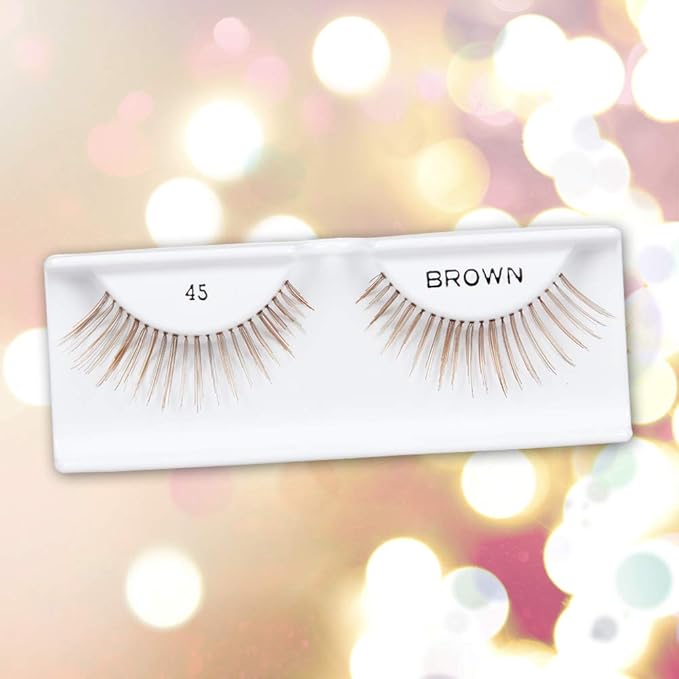 Andrea False Lashes Style 45 - Brown 4 pairs