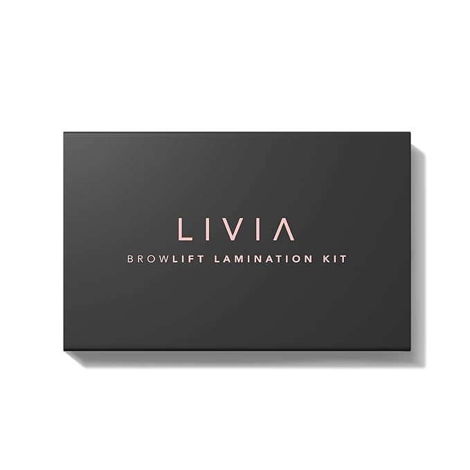 LIVIA Advanced Eyebrow Lamination Kit – DIY Brow Lift for Fuller, Thicker & Defined Brows – Salon-Quality Results at Home – 3 Applications-Up to 8 Weeks – Gentle & Nourishing
