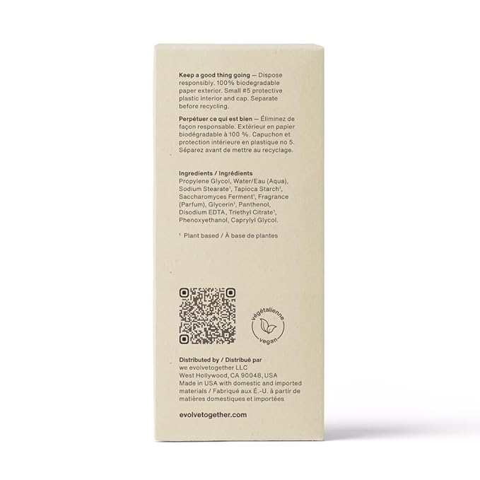 evolvetogether Aluminum Free Natural Deodorant Duo for Women & Men | Geranium & Jasmine | Neutralizes Odors, Soothes Skin | Vegan, Cruelty-Free, Baking Soda Free | Made in USA (Taormina, 1.69 Oz)