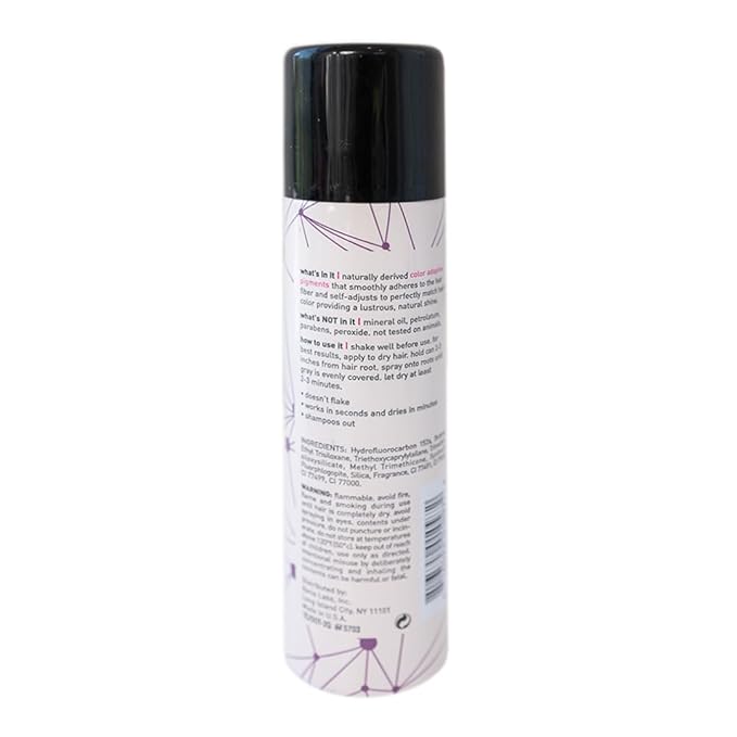 STYLE EDIT Black Root Concealer Touch Up Spray (Multiple Colors Available) - Instantly Covers Greys And Roots - Professional Salon Quality Grays Cover Up Hair Products for Women Black 2 Ounce (Pack of 2)