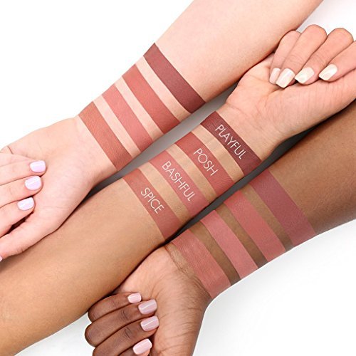 Girlactik Long Lasting Matte Lip Paint Liquid Lipstick in Allure- Long wearing, Smooth Application, Pigmented, Non-Crack Formula, Lightweight, 7.5 ml / .25 oz, (Posh)