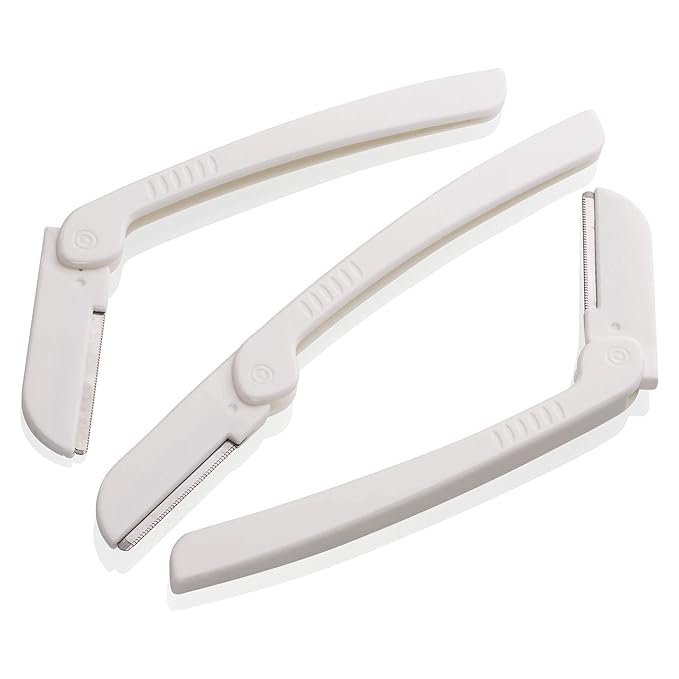 Dermaplaning Tool (15 Count) – Easy to Use Dermaplane Razor for Face – Facial Hair Removal for Women – Blade for Eyebrows and Peach Fuzz – Face Shavers for Women Help Exfoliate and Smooth the Skin