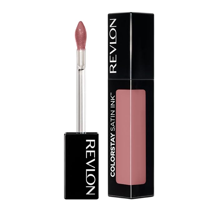 Revlon ColorStay Satin Ink Liquid Lipstick, Longwear Rich Lip Colors, Formulated with Black Currant Seed Oil, 007 Partner in Crime, 0.17 fl oz
