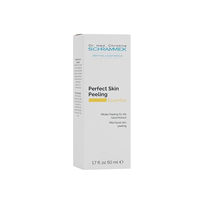 Perfect Skin Peeling (1.7 fl oz) - Mild Facial Skin Peeling - Removes Excess Sebum & Skin Particles - with Vitamin E & Apricot Kernel Oil - Face Peeling - Skin Care - Dr. Schrammek