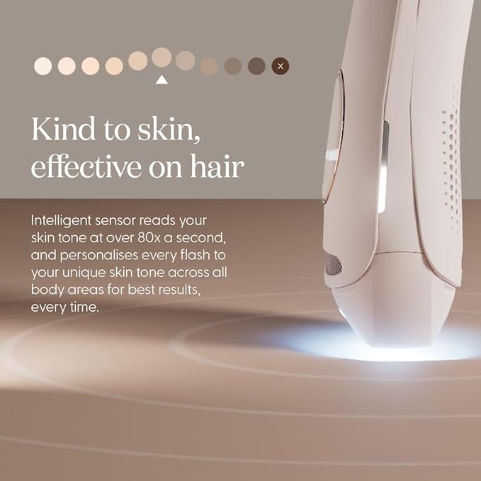 Smoothskin Pure Switch IPL Laser Hair Removal with Sapphire Pro Ice Cooling in Soft Pink, The World’ First 3-in 1 IPL, for Body, Face, Bikini, Alternative to Laser, Corded