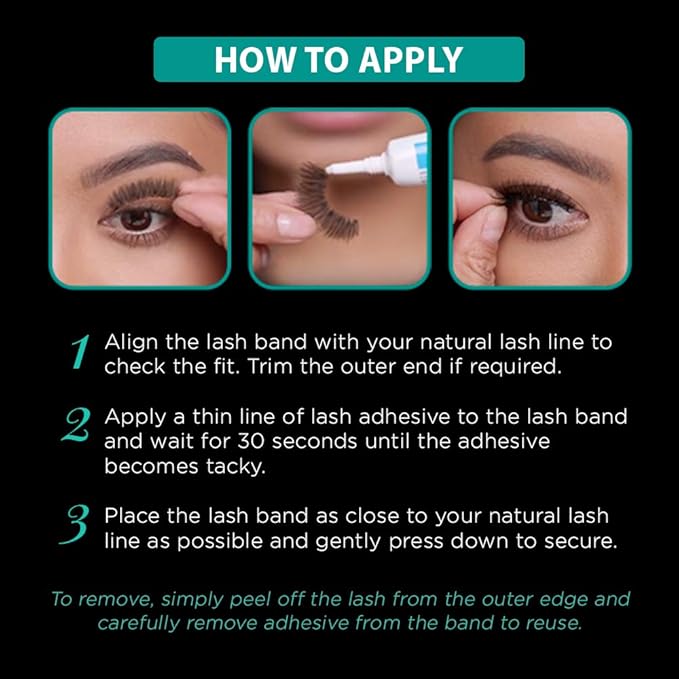 Ardell Natural Lashes False Eyelashes Demi 101 - Black, Full Volume, Rounded Strip Wispy Lashes for a Natural Look, 4 Pack
