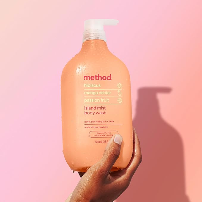 Method Body Wash, Island Mist, 28oz (Pack of 2)