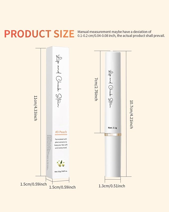 PH Color Changing Lipstick, Waterproof Temperature Color Change Lip Balm, Multi-Use Lip and Cheek Tinted Lip Gloss, Long-Lasting Hydrating Moisturizing Lip Tint, Festival Makeup Gift for Women-01 Pink