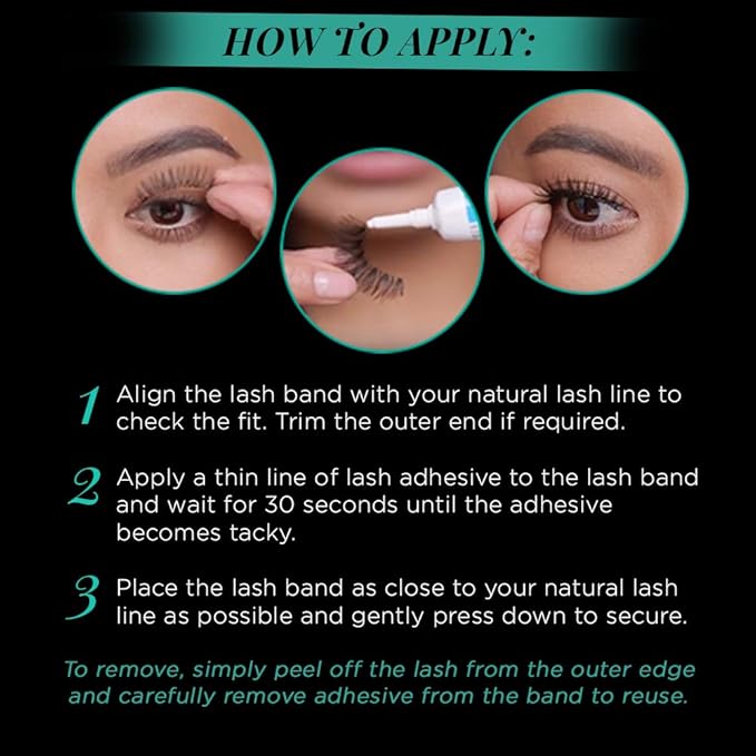 Ardell Natural Lashes 102 Demi Black – Lightweight, Reusable Fake Eyelashes with Natural Look for Beginners & Makeup Lovers, 4 Pack