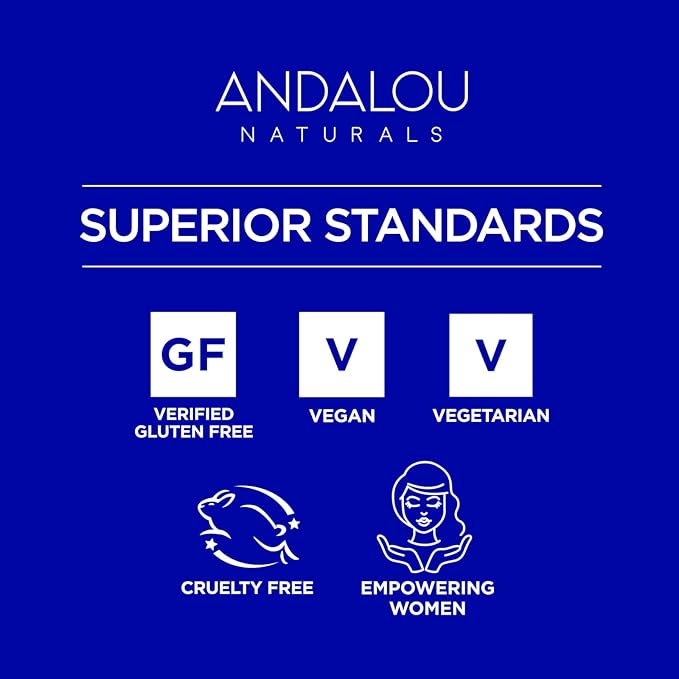 Andalou Naturals Body Wash, Deep Hydration Shower Gel, Ultra-Nourishing Skin Care for Dry Skin with Hyaluronic Acid & Ceramides, Gentle Exfoliating Body Wash for Softer, Glowing Skin, 8.5 fl oz