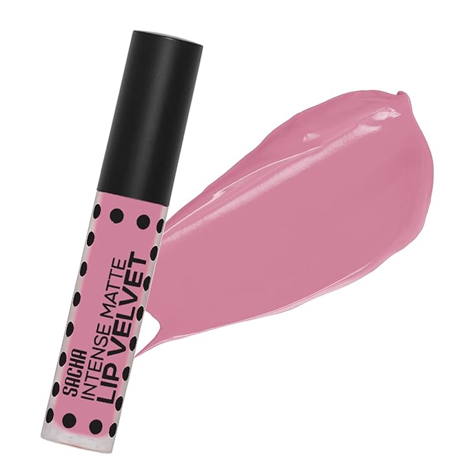 Sacha Cosmetics Intense Matte Lip Velvet Liquid Lipstick, Long-Lasting Velvet Matte Finish, 0.2 fl.oz In A Nutshell
