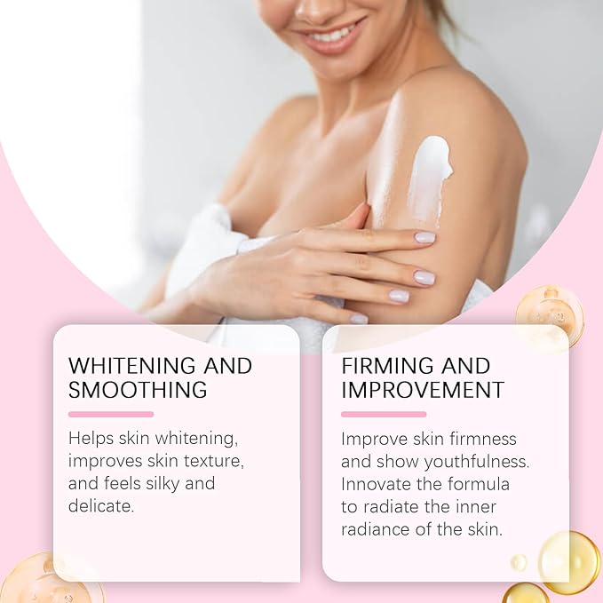 2PCS Glutathione 50x Tone Up Body Lotion, Glutathione Body Cream, Moisturizing and Soft Skin Body Lotion for Women and All Skin Types
