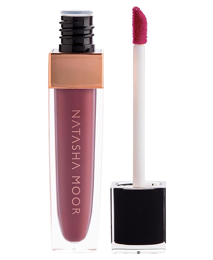 NATASHA MOOR: Molten Matte Liquid Lipstick - Long-Lasting, Hydrating, Matte Finish with Moisturizing Vitamin E - Waterproof, Kiss-Proof, Cruelty-Free - 12-Hour Stay Power - FIRE WITHIN