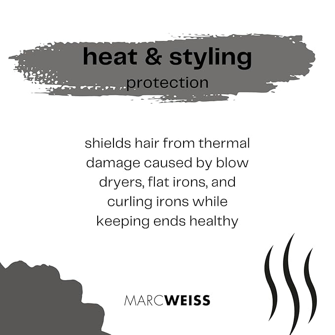 MarcWeiss NH23 Silk & Milk Healing Hair Serum (3.4 fl oz) | Anti-Frizz Leave-In Serum | Strengthens, Smooths & Adds Shine | Lightweight, Non-Greasy Formula for All Hair Types