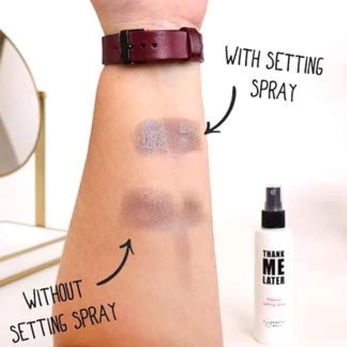 Elizabeth Mott Thank Me Later Primer & Setting Spray Bundle – Oil-Control Face Primer for Smooth, Matte Finish & Hydrating Setting Spray with Niacinamide for Dewy, Long-Lasting Makeup – 30g + 95ml