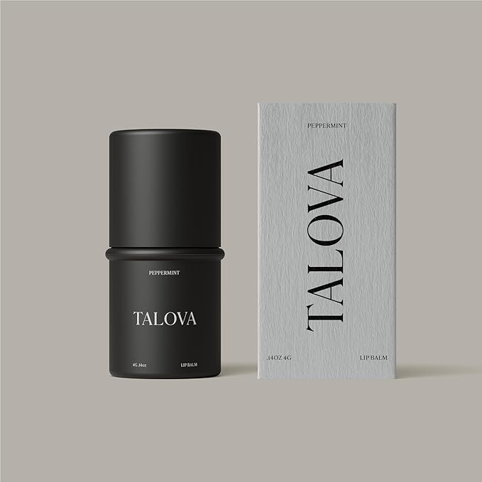 Peppermint Grass-Fed Tallow Lip Balm, Lip Sleeping Mask, Overnight Moisturizer, Natural & Clean Moisturizing Lip Balm w/Vitamins A, D, E, & K, Nourishes & Smooths Texture, Dry & Chapped Lips