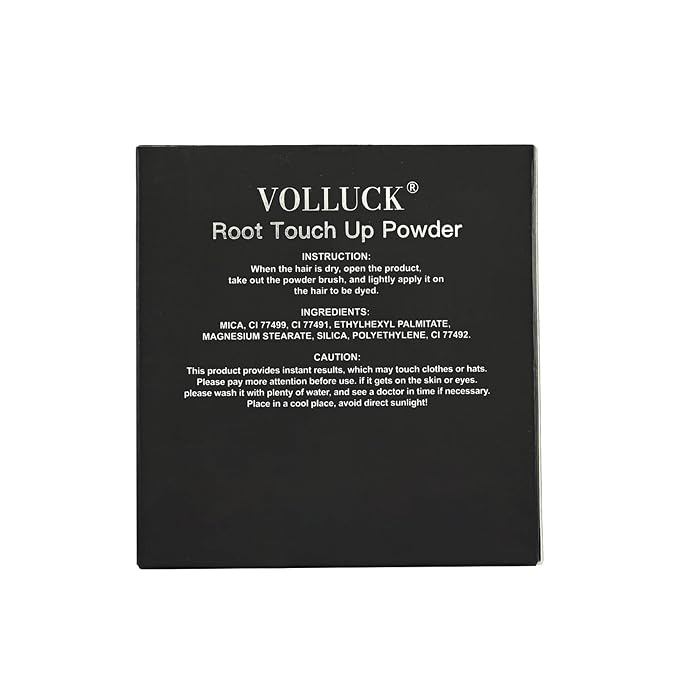 VOLLUCK Root Touch up Powder, Long-lasting Gray Hair Cover up Powder for All Hair Types, Waterproof for Women and Men (Light-Blonde, 0.42 0unce)