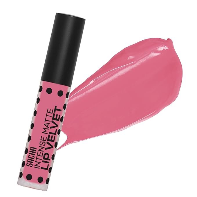 Sacha Cosmetics Intense Matte Lip Velvet Liquid Lipstick, Long-Lasting Velvet Matte Finish, 0.2 fl.oz Prim And Proper