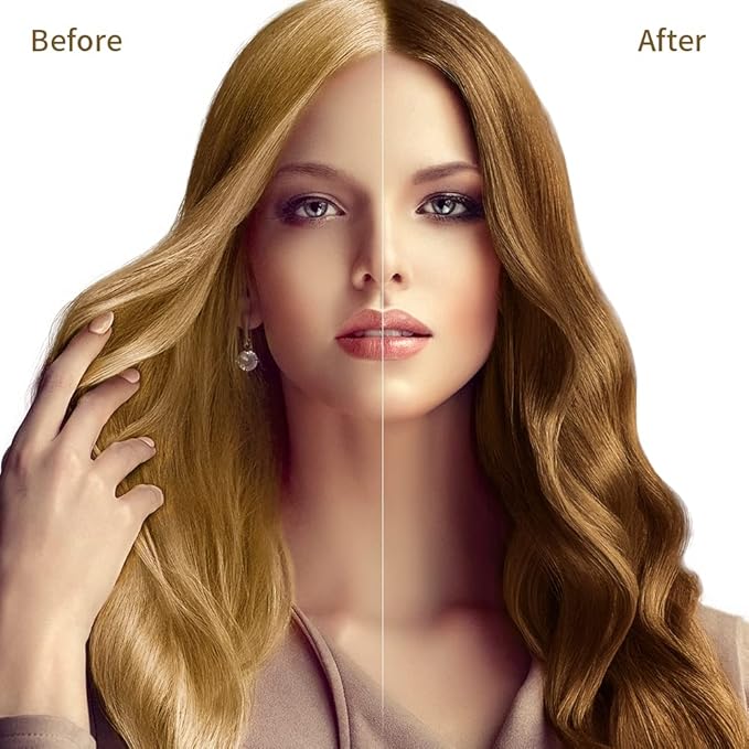 Instant Hair Color Shampoo Chestnut Brown Hair Dye Shampoo for Women & Men 3 in 1- Herbal Ingredients Coloring Shampoo in Minutes 500ML