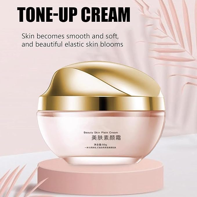 XIRUJNFD Moisturizing Brightening Concealer Smooth Tone Up Cream, Crema De Maquillaje Coreana, Corrector Iluminador Hidratante Crema TóNica Suave (2Pcs)