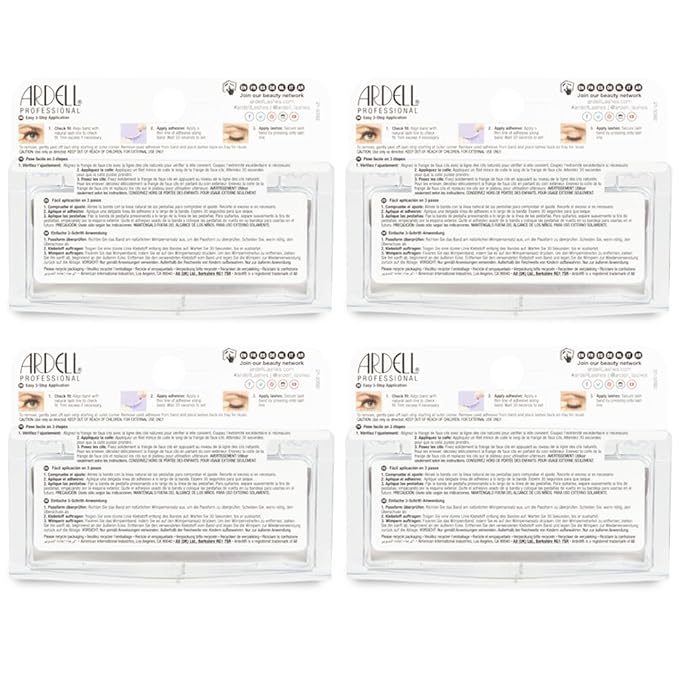 Ardell False Eyelashes Demi Wispies Brown (4 Pack)