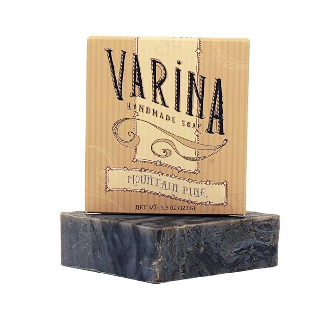 Natural Mountain Pine Bar Soap - Gentle Cleansing for Sensitive Skin, Fresh - 3 Pack
