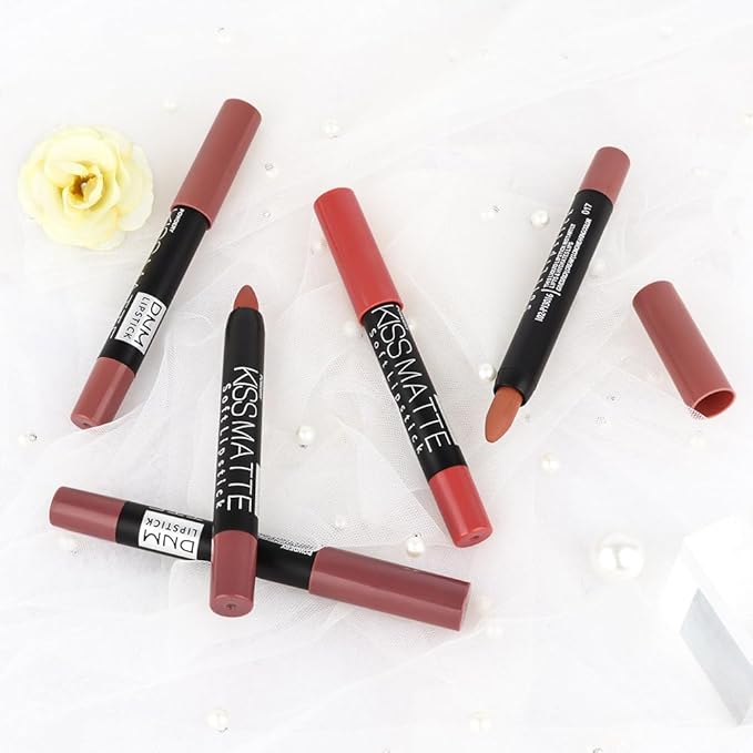 BINGBRUSH Smooth Longwear Lipstick Pack Set, Matte Color Stick Ultimate Lip Crayon for Makeup Collection - Waterproof Velvet Lipgloss Lip Stain (17#)