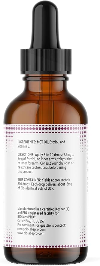 BIOLABS PRO Est MAXX Oil - 1oz Bottle - Three Month Supply