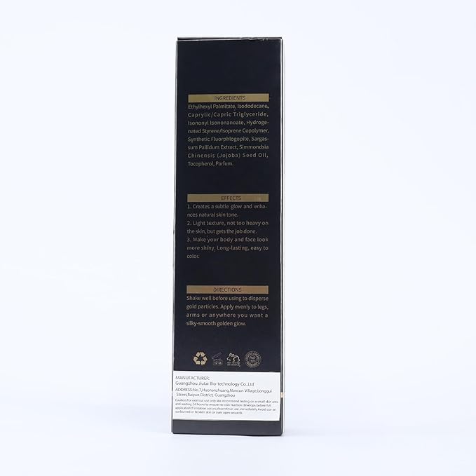 Liyalan Shimmer Body Oil Golden Brown 5 Color Bronze Face Glow Pearl Highlighter Illuminator Body Makeup Shine Glitter Gold Liquid Taning 3.38 Fl Oz