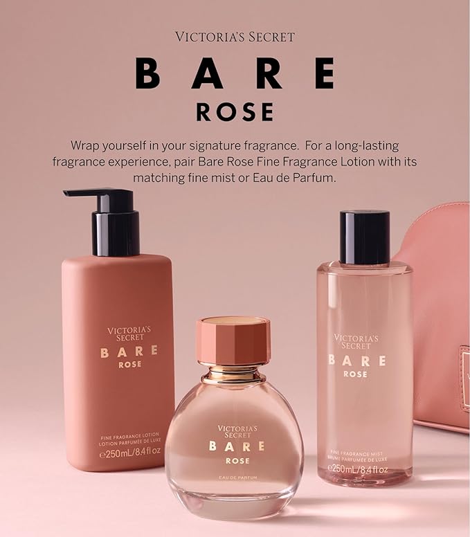 Victoria's Secret Bare Eau de Parfum, Rose - 1.7 fl oz