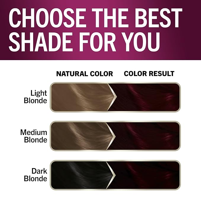 Schwarzkopf Keratin Permanent Hair Dye Cream, 1.8 Ruby Noir, Professional Quality Color for Up to 100% Gray Coverage, Bond Enforcing System