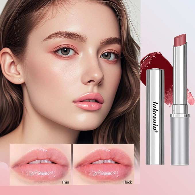 Honey Lipstick Tinted Lip balm, Hydrating Nourishing Sheer Formula Lipstick, Natural Glossy Finish (1 PC BLACK + 1 PC PINK)
