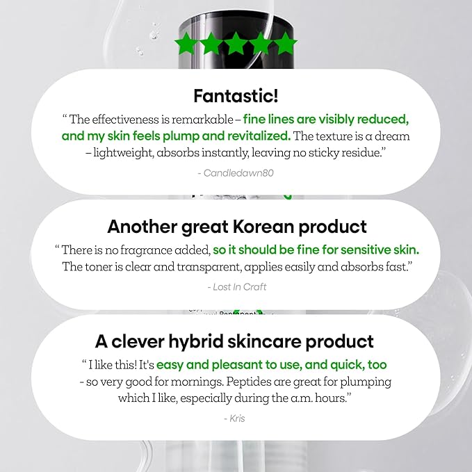Nature Republic The First Peptide Boosting Serum – Niacinamide, Hyaluronic Acid, Hydrating & Firming Facial Serum, for Uneven Skin Tone, Korean Skincare, 150ml / 5.07 fl oz