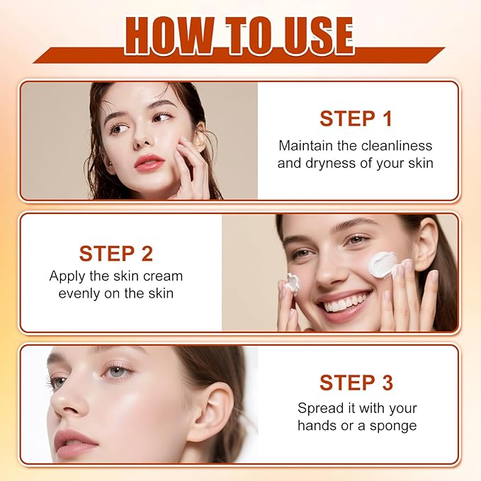 Five Vitamin C Tone-Up Cream,Five Vitamin C Creams Set,Vc BB Cream,Vc Face Moisturizing Makeup Creams,Lightweight Long Lasting Deep Hydration For All Skin Type & Daily Use(2PCS)