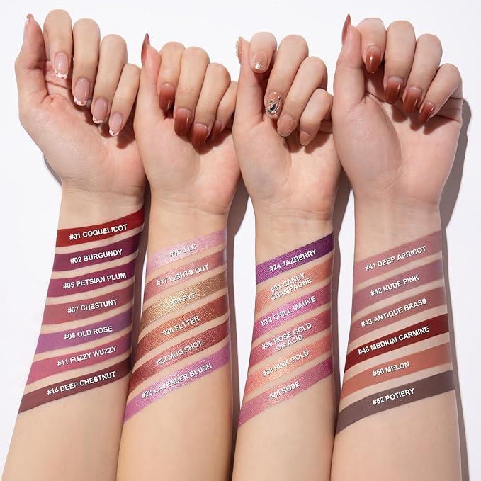 FOCALLURE Ultra Matte Liquid Lipstick,Longwear Rich Lip Colors,Easy to Create a Sexy Lips with High-grade Formula,Long Lasting Waterproof Lipstick Make Up,DEEP CHESTNUT