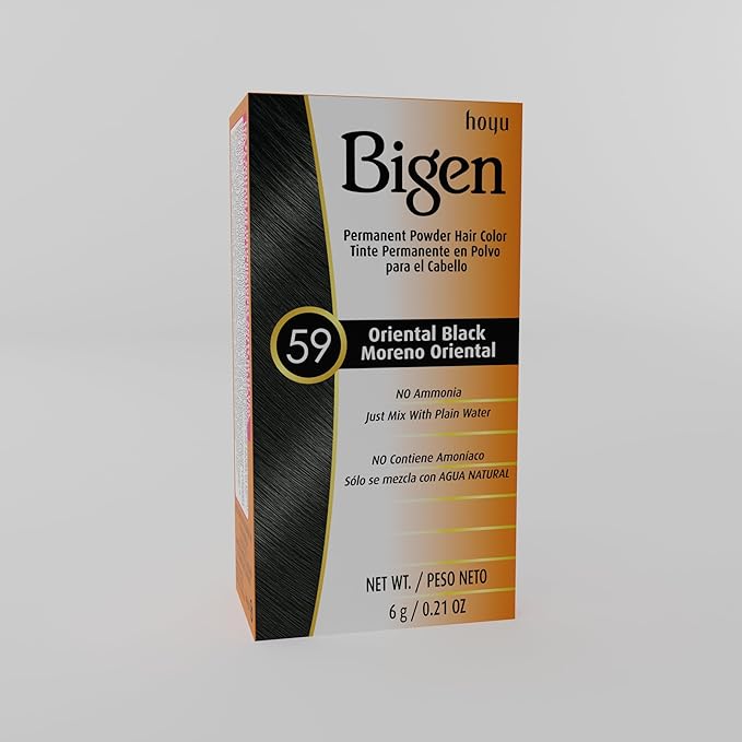 #59 Oriental Black Bigen Permanent Powder - 12 Pack