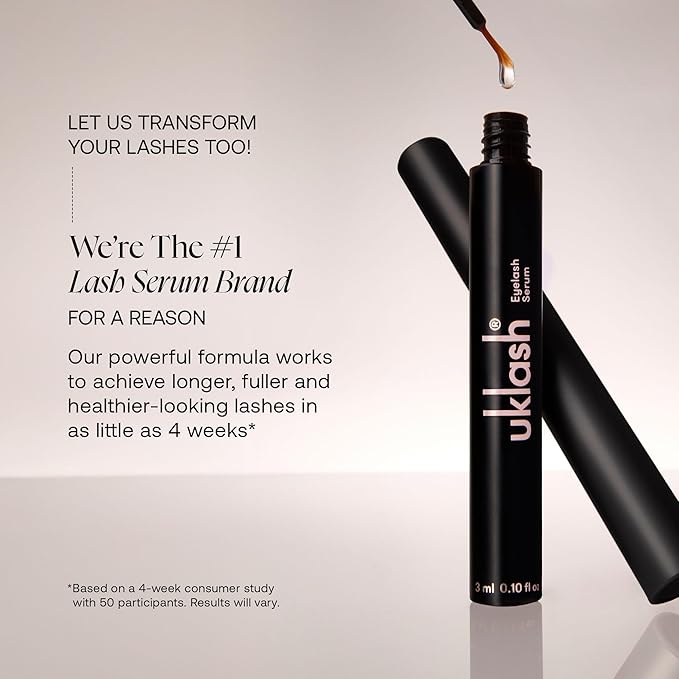 UKLASH Enhancing Hair Serum for Men and Women, Promotes Thickness in Thinning Hair & Hair Loss, Clinically Tested, Lightweight & Fast-Absorbing