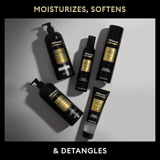 TRESemme Hair Care Travel Set – Rich Moisture Shampoo & Conditioner + Extra Hold Hairspray (3 Piece Set)