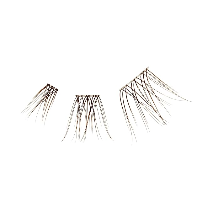 FALSCARA STUDIO Lash Extension Kit, 54 Stackable Lash Clusters, Medium Volume, 10mm-14mm, ‘Dark Chocolate’, False Eyelashes, InfuseBond, Water-Resistant Seal, BondBoost, Hydro Cleanser, Applicator