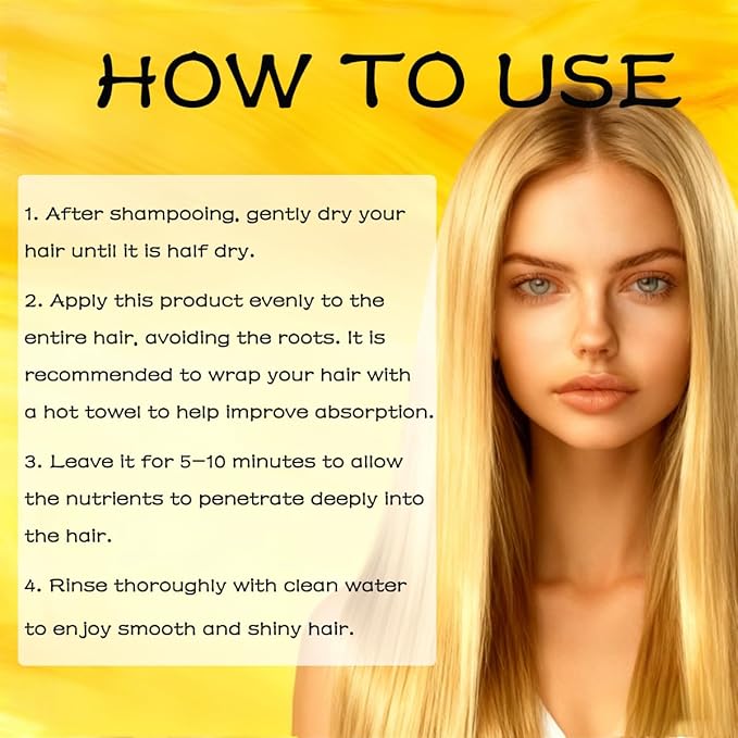 Collagen Hair Deep Repair Conditioning, Argan Oil Hair Mask Serum, Moisturizing Collagen Hair Mask for More Hair Types(4.23Oz/Pcs) (1Pcs)