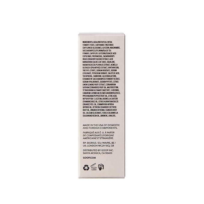 goop Beauty Peptide Serum | Reduces Fine Lines, Wrinkles, & Dark Spots | Peptides, Ceramides, & Niacinamide | Anti Aging Treatment to Improve Firmness & Elasticity | 1 fl oz