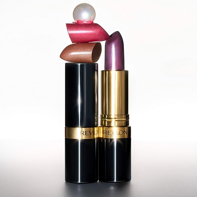 Revlon Super Lustrous Lipstick, Creamy Formula For Soft, Fuller-Looking Lips, Moisturized Feel, 730 Revlon Red, 0.15 oz