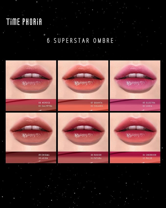 STELLAR DUST LIP STAIN-Long Lasting, Waterproof and Transferproof Lip Tint, Glossy Finish Lip Gloss, Lightweight Lipstick, High Coverage, Stocking Stuffers For Teen Girls (05 ELECTRA)