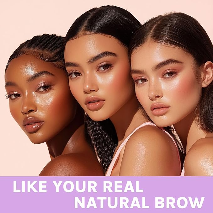 30° Curved Eyebrow Pencil, Magic 2 in 1 Eyebrow Pen Pro, Waterproof Eye Brow Pen with 2 Tips, Vivid Microblading Brow Pencils for Women, Last All Day Makeup (Black Brown)